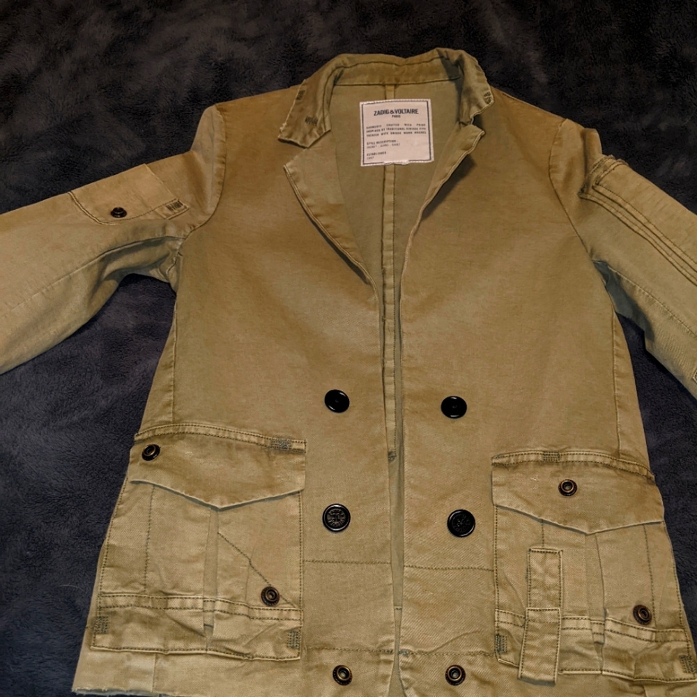 Very cool Zadig and Voltaire jacket, size small